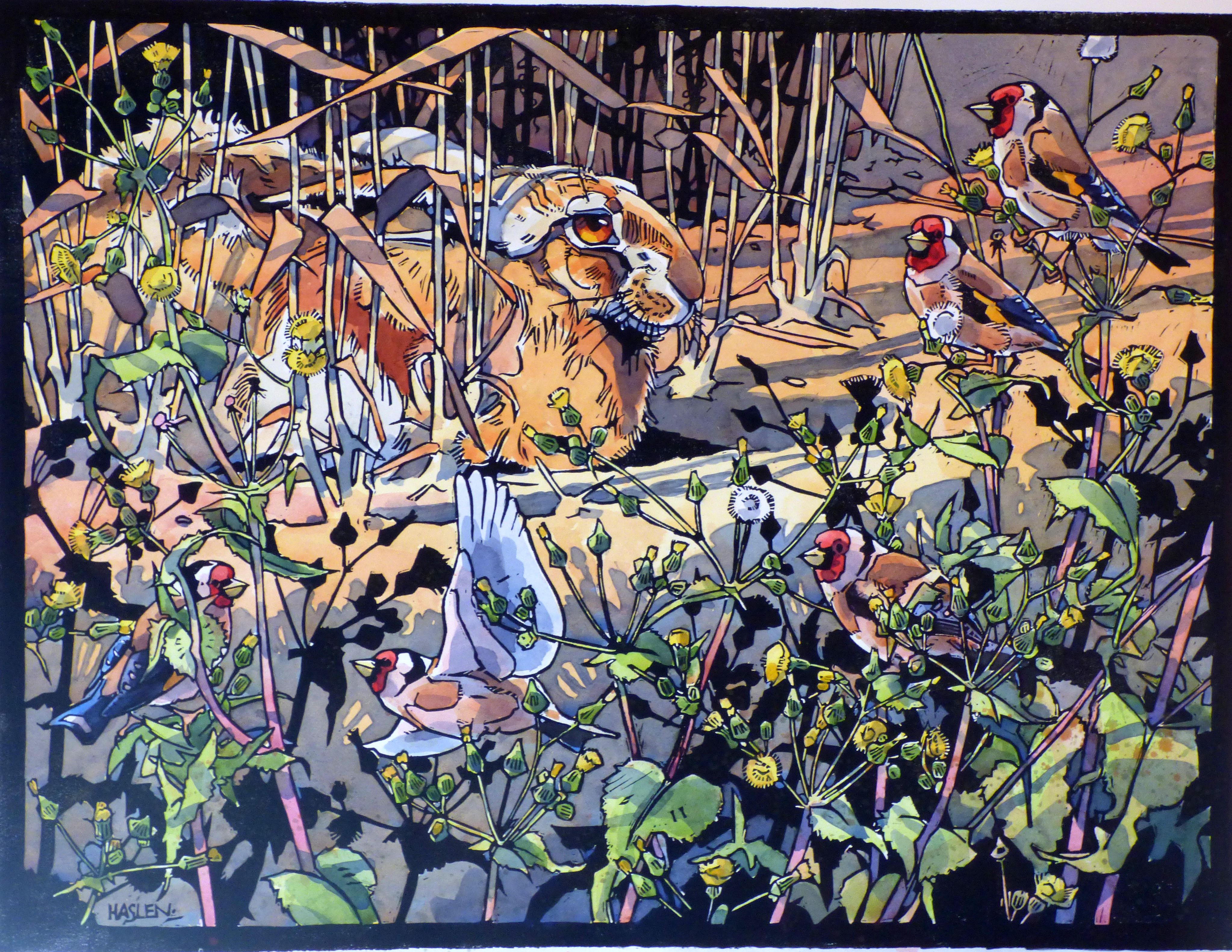 Linocuts | Project Types | Andrew Haslen